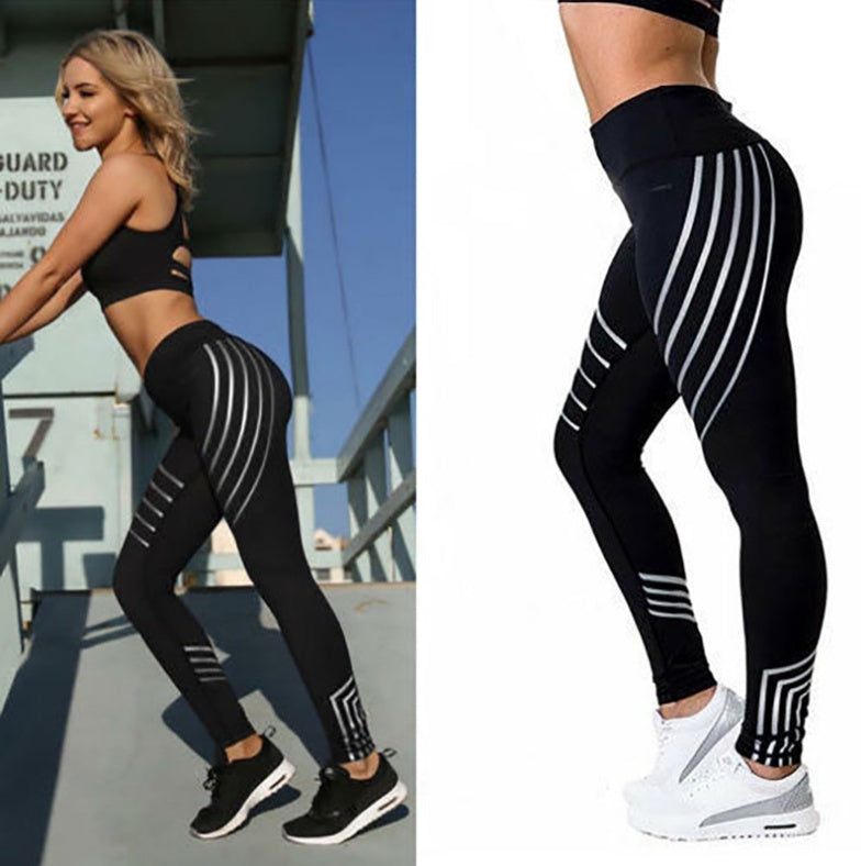 Leggings d'entraînement pour femmes Pantalons Leggins pour femmes Leggings de fitness pour femmes Leggings d'automne et d'hiver lumineux pour femmes Leggins pour femmes