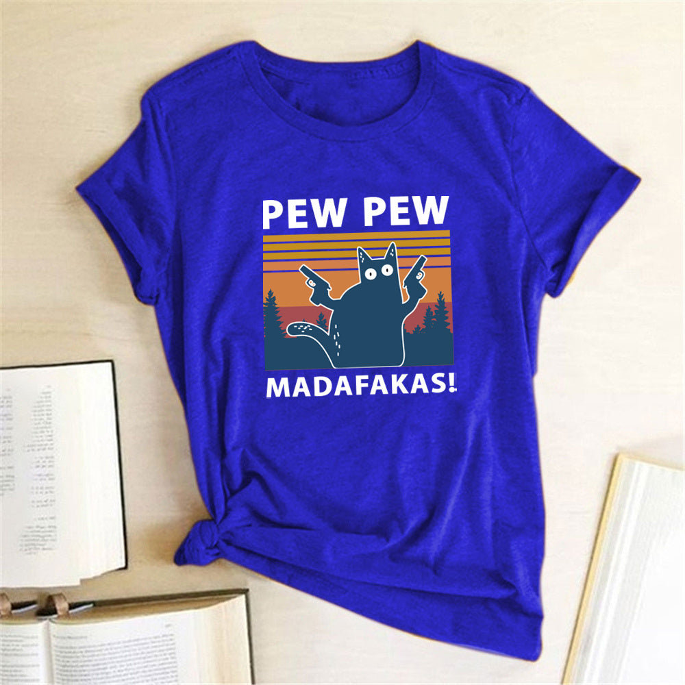 T-shirt à manches courtes Pew Maddakas Top taille européenne