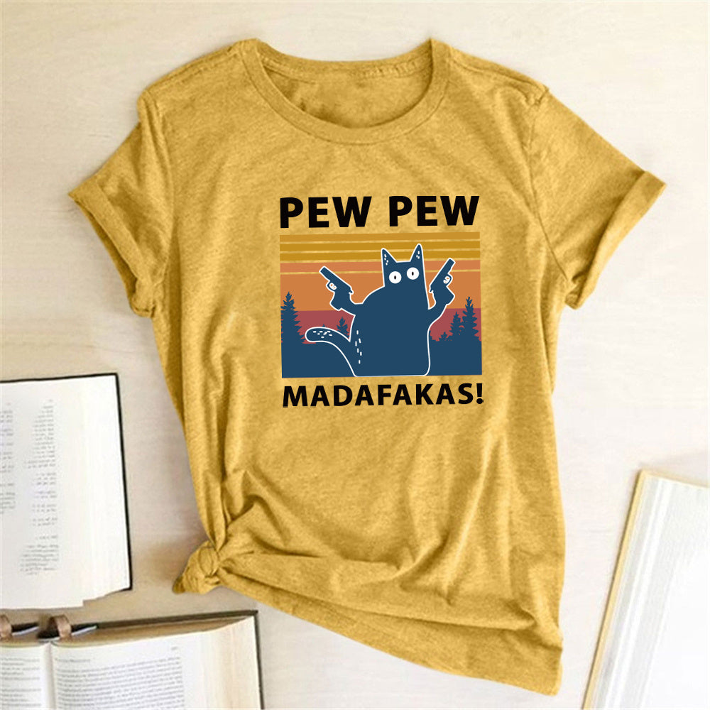 T-shirt à manches courtes Pew Maddakas Top taille européenne