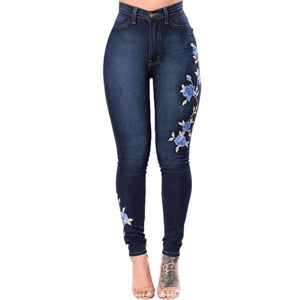 Jeans déchirés pour femmes Jeans pour femmes Pantalons crayon Jeans en denim