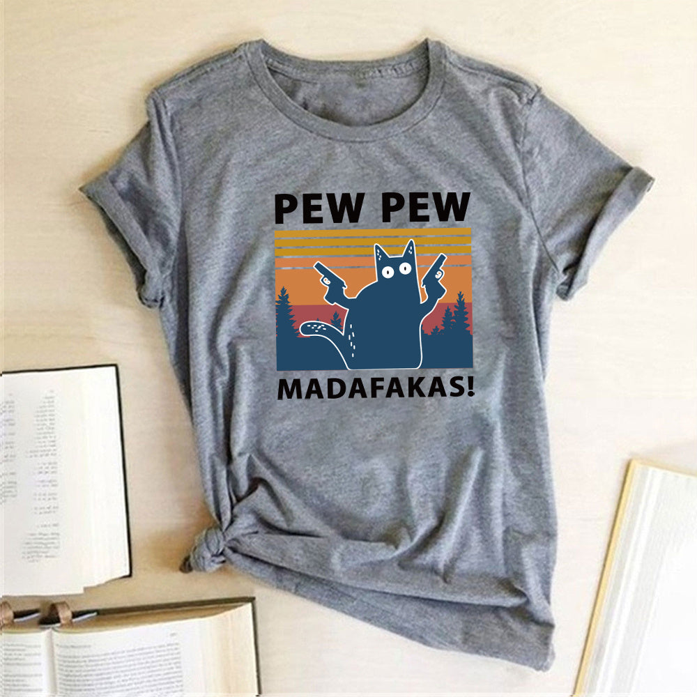 T-shirt à manches courtes Pew Maddakas Top taille européenne