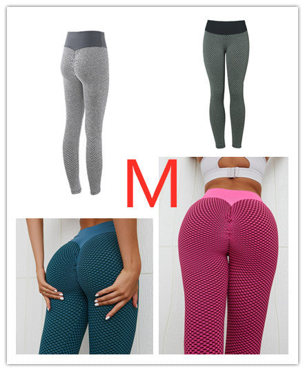 Leggings à carreaux Pantalons de yoga de remise en forme Leggings de gymnastique respirants taille haute sans couture pour femmes