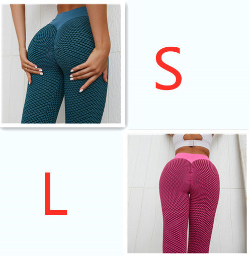 Leggings à carreaux Pantalons de yoga de remise en forme Leggings de gymnastique respirants taille haute sans couture pour femmes