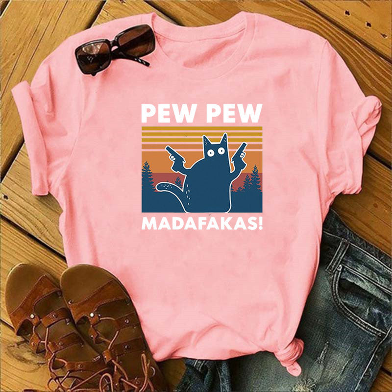 T-shirt à manches courtes Pew Maddakas Top taille européenne