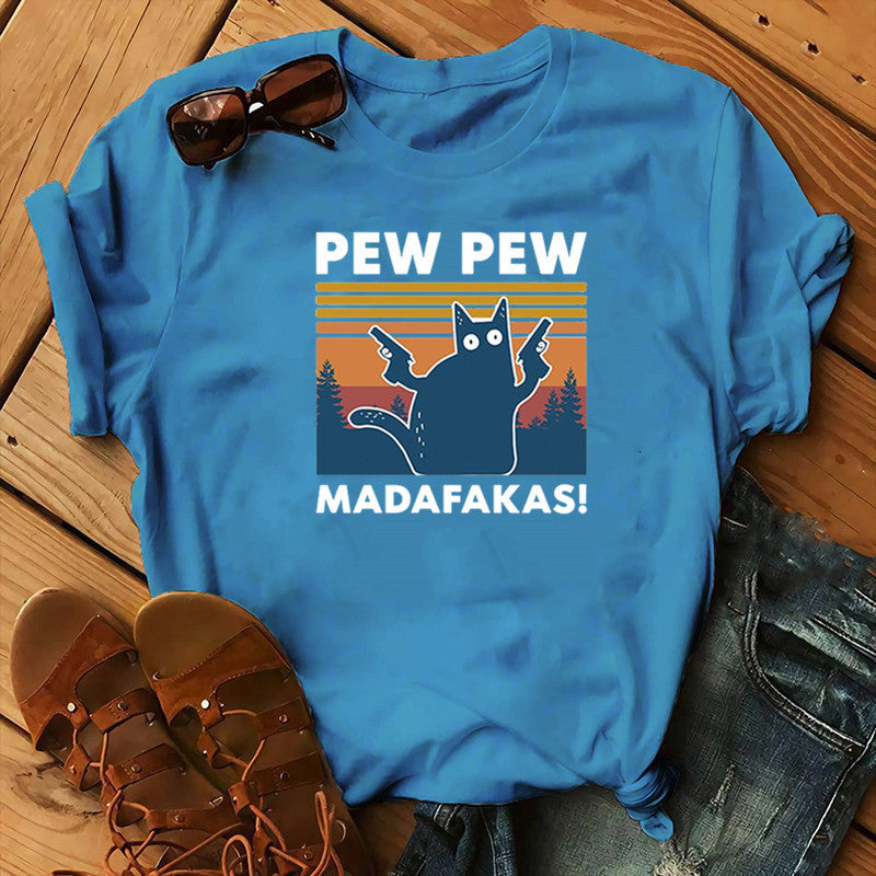 T-shirt à manches courtes Pew Maddakas Top taille européenne