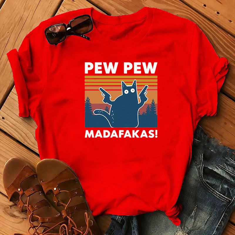 T-shirt à manches courtes Pew Maddakas Top taille européenne