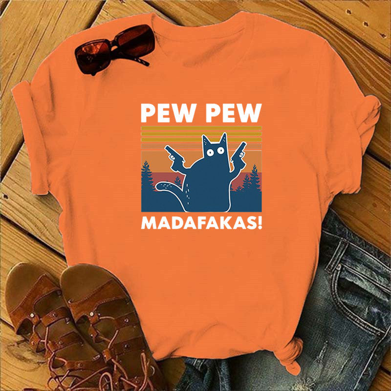 T-shirt à manches courtes Pew Maddakas Top taille européenne