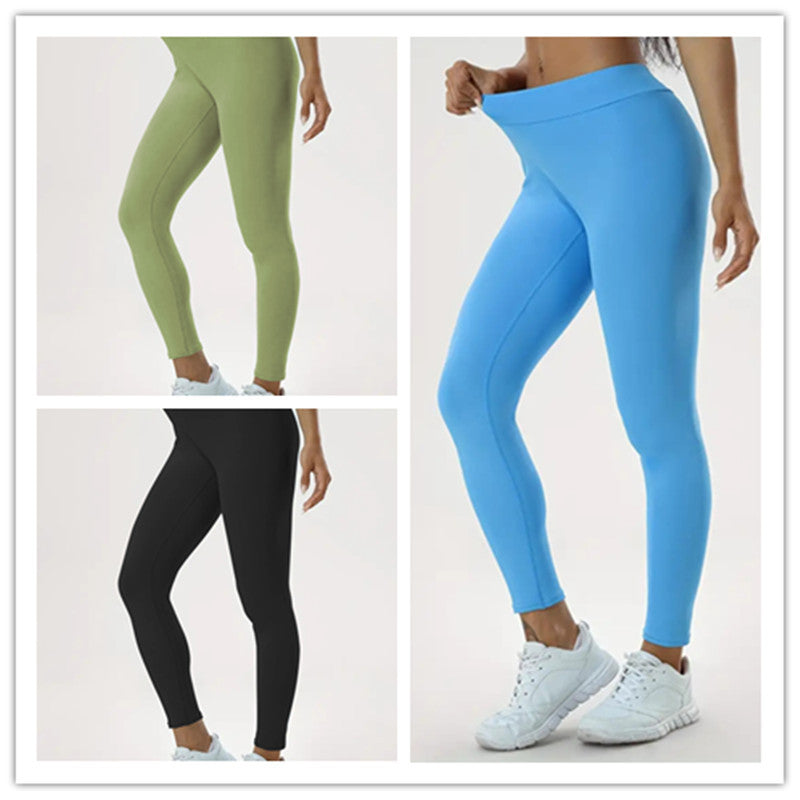 Pantalon de yoga taille haute pour femme, pantalon de fitness moulant à haute élasticité