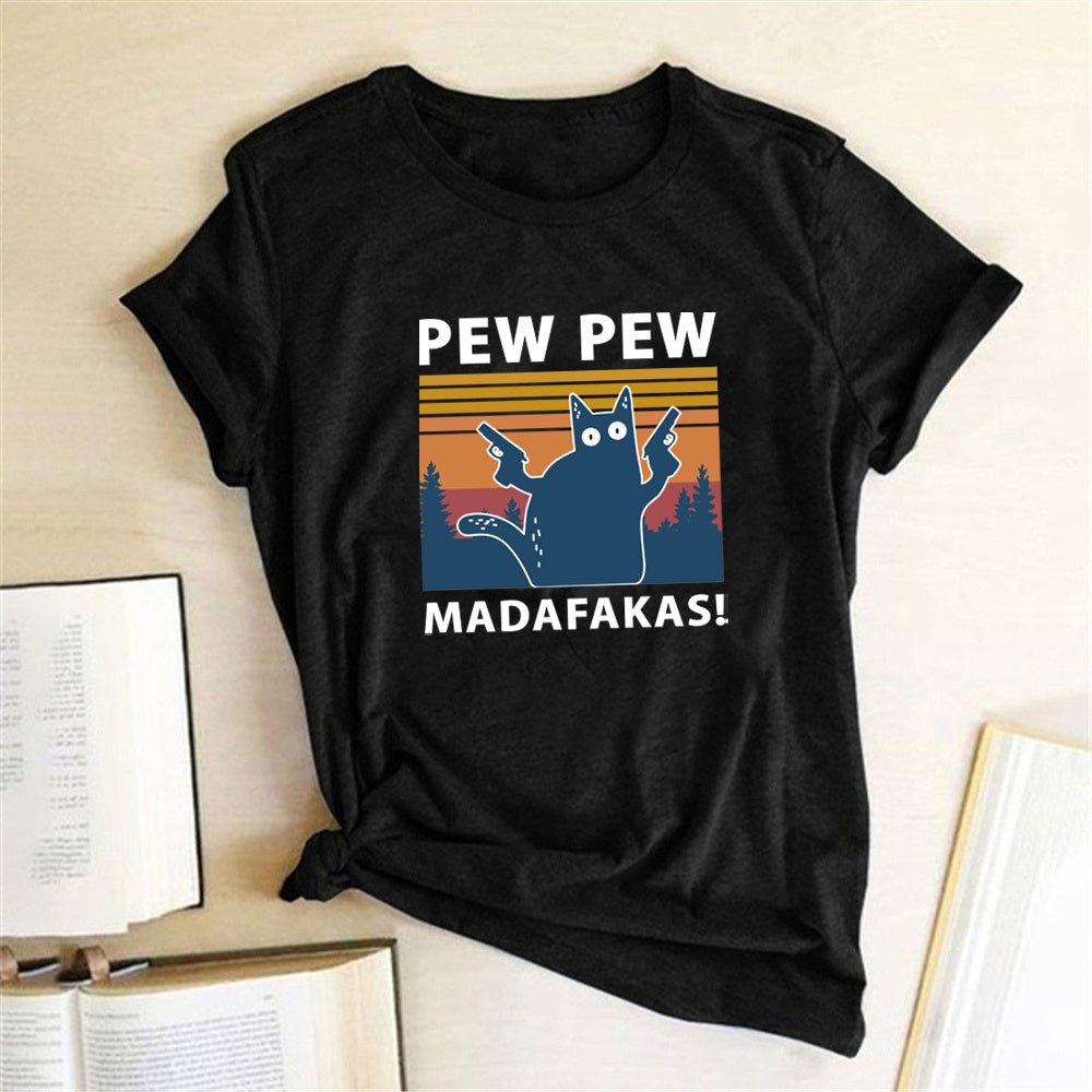 T-shirt à manches courtes Pew Maddakas Top taille européenne