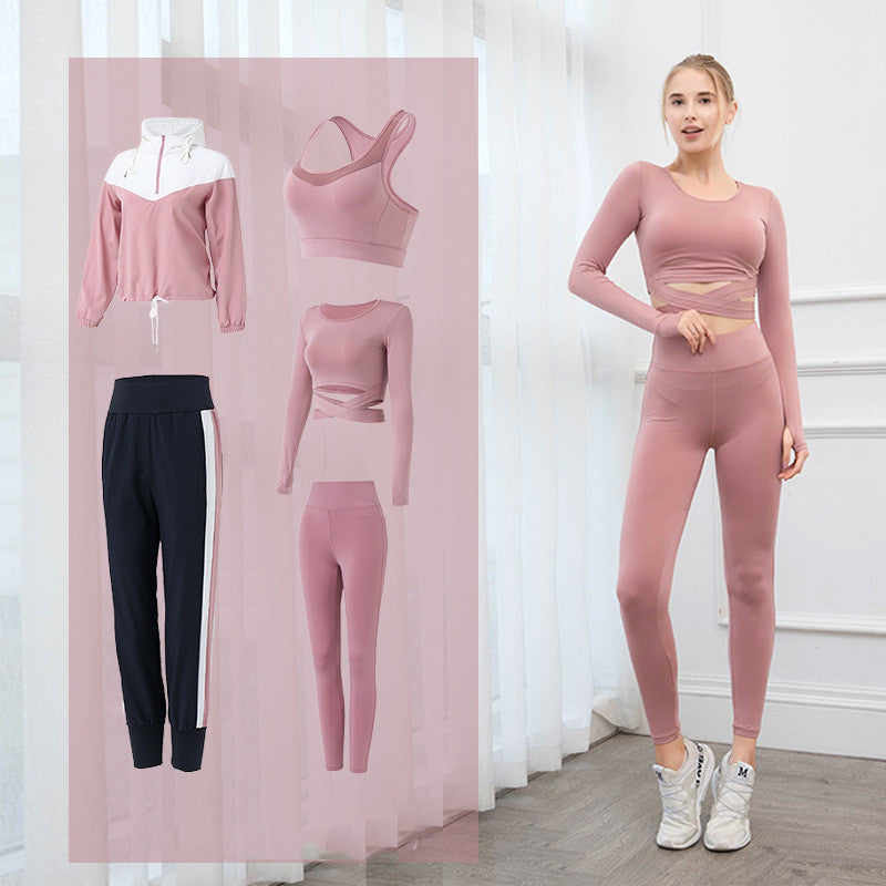 Vêtements de yoga, combinaison de sport pour femmes, course à pied, séchage rapide, grande taille, vêtements de fitness tendance