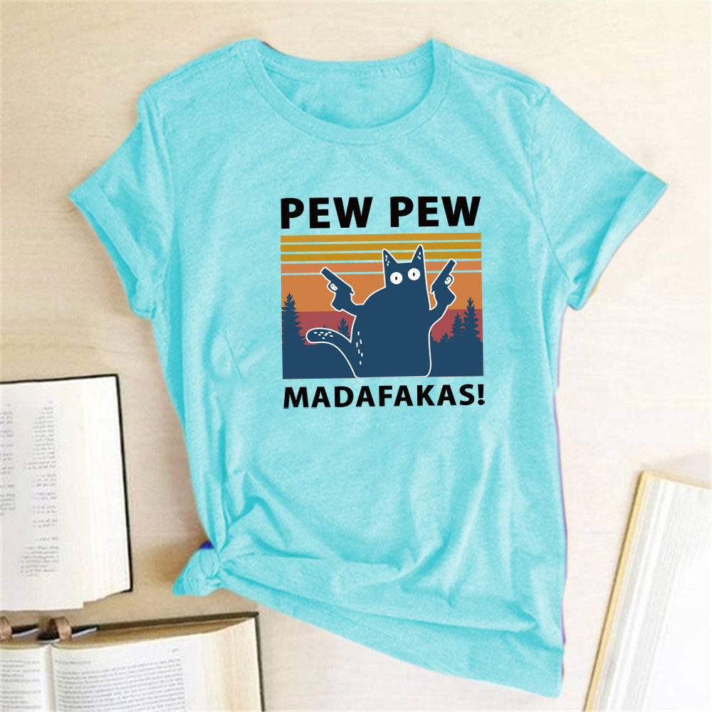 T-shirt à manches courtes Pew Maddakas Top taille européenne