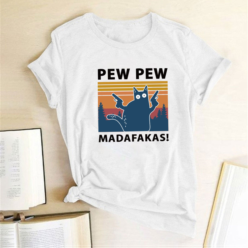 T-shirt à manches courtes Pew Maddakas Top taille européenne