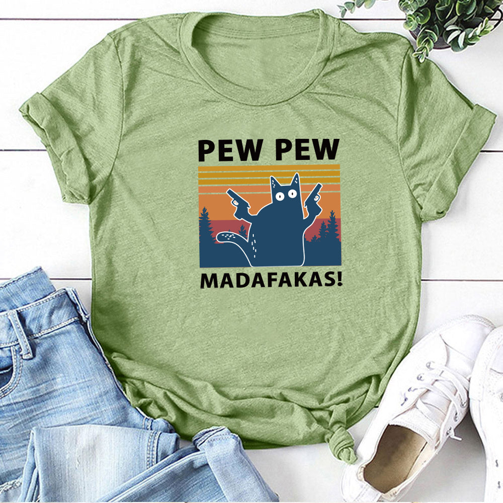 T-shirt à manches courtes Pew Maddakas Top taille européenne