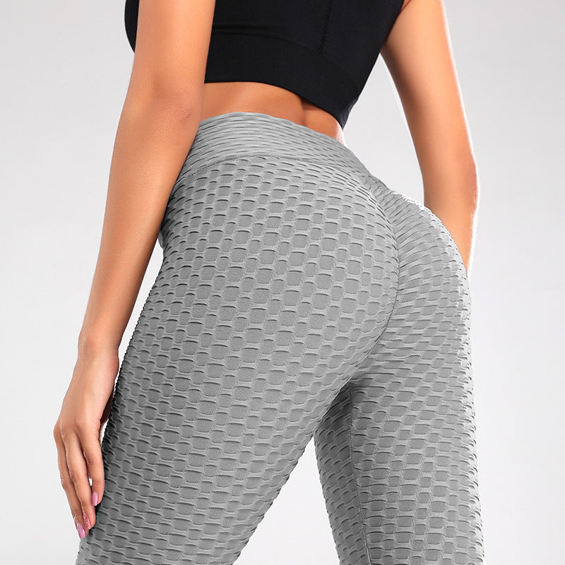 Pantalon de yoga fitness pour femme, legging taille haute pour le contrôle du ventre, pour la course à pied