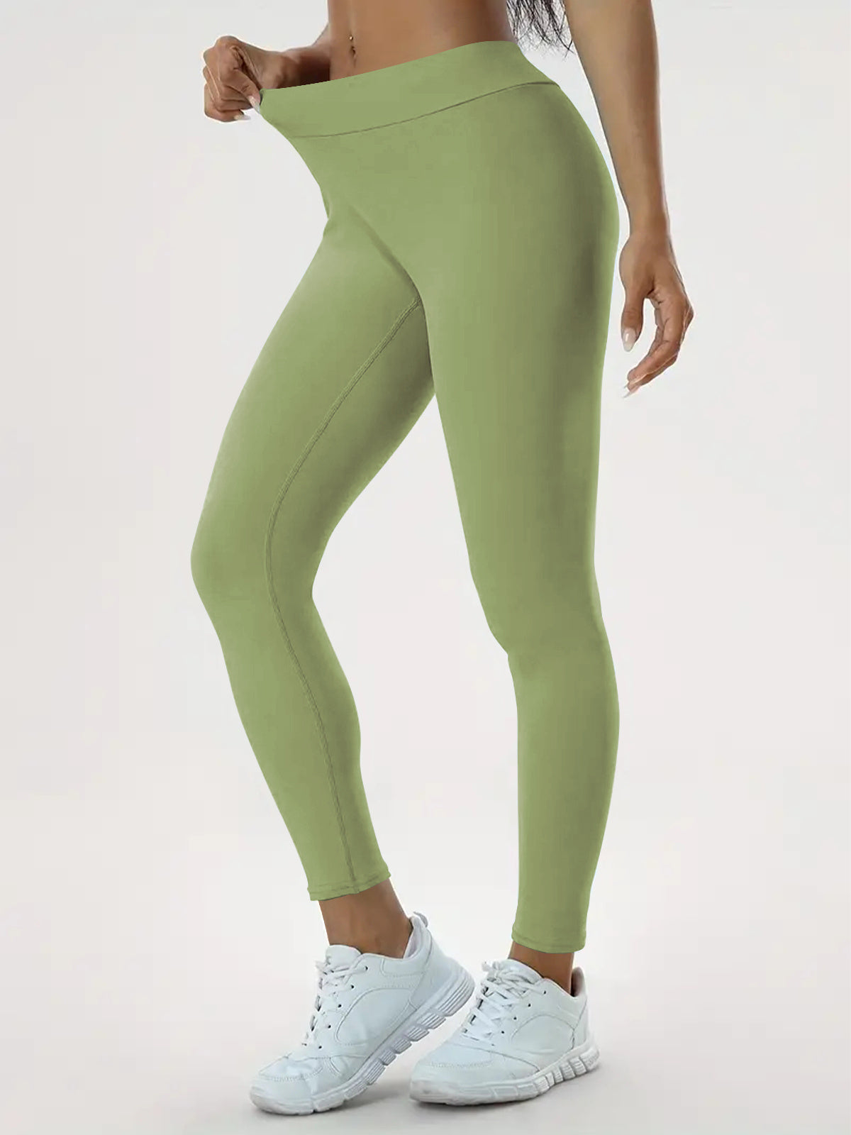 Pantalon de yoga taille haute pour femme, pantalon de fitness moulant à haute élasticité