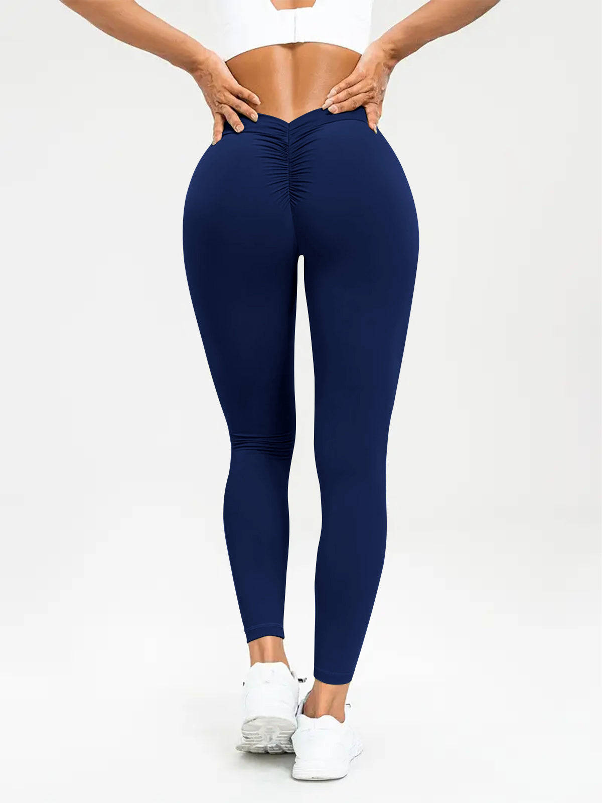 Pantalon de yoga taille haute pour femme, pantalon de fitness moulant à haute élasticité