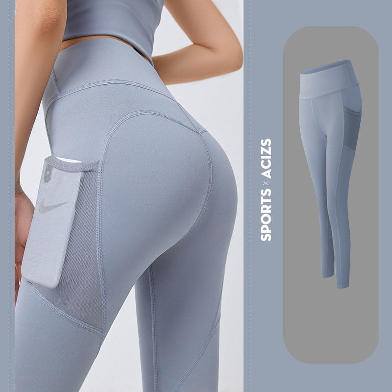 Pantalons de yoga pour femmes avec leggings de poche, leggings de sport pour filles, collants de jogging pour contrôle du ventre, pantalons de fitness pour femmes