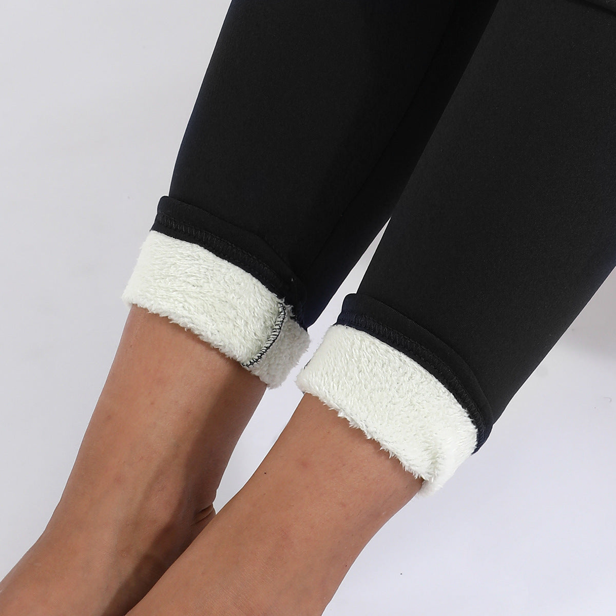 Leggings d'hiver chauds, épais et extensibles en cachemire d'agneau, pantalons de fitness skinny pour femmes